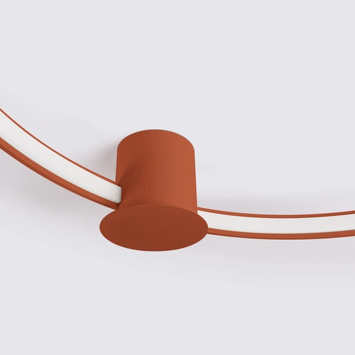 Plafon sufitowy LED RIO 110 czerwony okrągły nowoczesny do salonu i kuchni Thoro