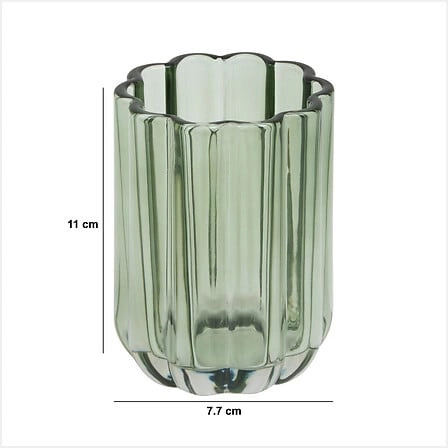 Kubek na szczoteczki Florea szkło zielone