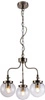 Lampa wisząca Ballet 3x40W E27 patynowy