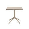 Stół kwadratowy do kuchni i jadalni Eco 70x70 cm beżowy nowoczesny do ogrodu SCAB Design