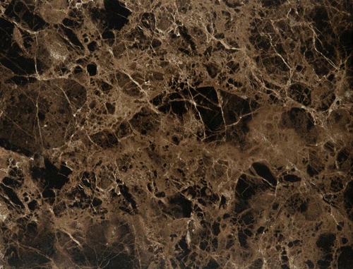 Zestaw 2 stolików Dice okrągłe marmur     brązowy outlet