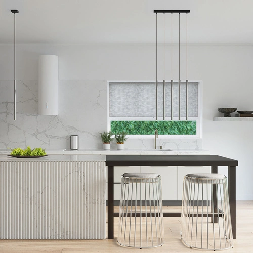 Lampa wisząca Pastelo chromowana nowoczesna regulowana nad stół do salonu lub jadalni