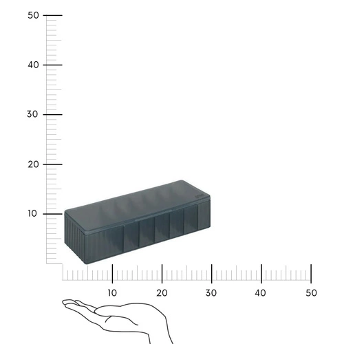Skrzynka do przechowywania kabli szara