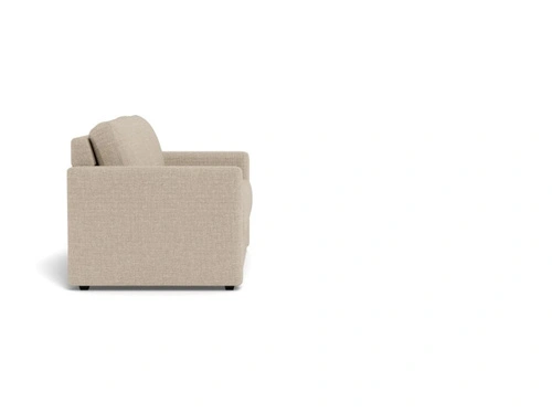 Sofa z funkcją spania Fleury beżowa dwuosobowa do salonu Actona