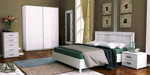 Zestaw mebli do sypialni Bella biały