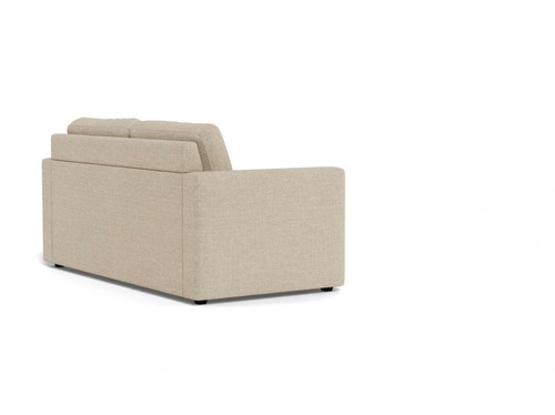 Sofa z funkcją spania Fleury beżowa dwuosobowa do salonu Actona