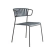 Krzesło Lisa Club Arm antracytowe