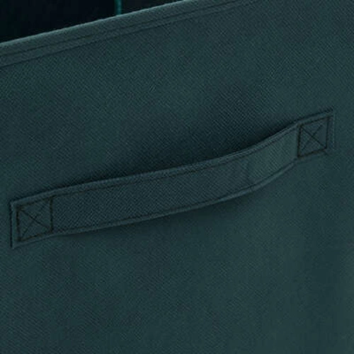 Pudełko materiałowe do regału 31x31x31 cm składane z uchwytami petrol 5five simply smart