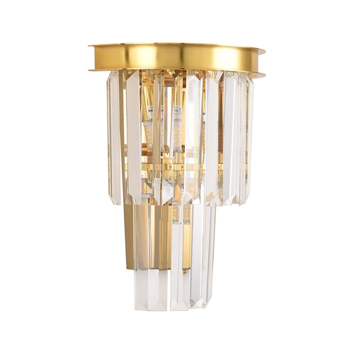 Kinkiet ścienny glamour SPLENDORE Step into Design złoty 20 cm do salonu i sypialni