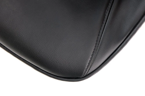 Fotel biurowy ergonomiczny obrotowy Halid czarny orzech z zagłówkiem do biura Intesi