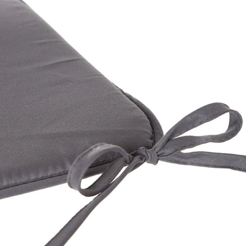 Poduszka na krzesło Atmosphera 39x39 cm szara ciemna do jadalni i kuchni dwustronna