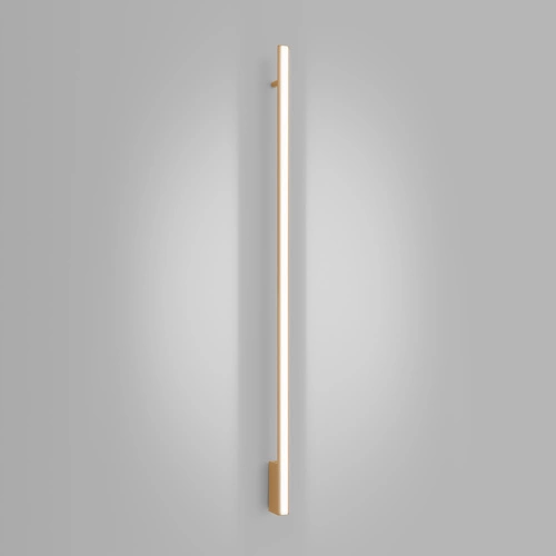 Nowoczesny złoty kinkiet ścienny LED LAGOM 150 do salonu i sypialni marki Thoro