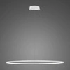 Lampa sufitowa LED Ledowe Okręgi 120 cm biała nowoczesna do salonu z regulacją ALTAVOLA DESIGN