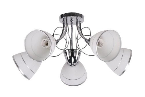 Lampa wisząca Elotte 5x40W E27 biały