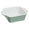 Gliniane naczynie do zapiekania 13x13 cm zielone ceramiczne Intesi