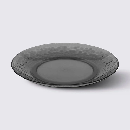 Talerz Estiva 20 cm plastikowy            ciemnoszary