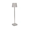 Lampka biurkowa LED Blanca szara dotykowa ze ściemniaczem 45 cm