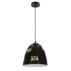 Lampa wisząca Patch 29 1x60W E27 czarny + chromowany dekor