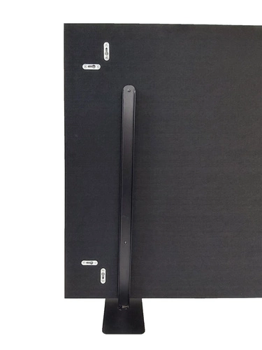 Fluffo HOP beżowy panel ścienny akustyczny nowoczesna dekoracja ścienna do biura 110x70 cm