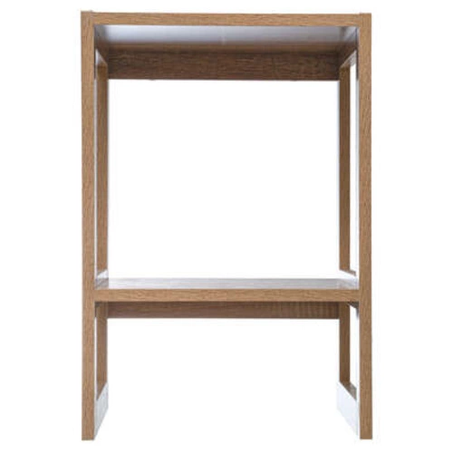 Nowoczesna półka stojąca na książki i rośliny 5five Simply Smart bambusowa do salonu