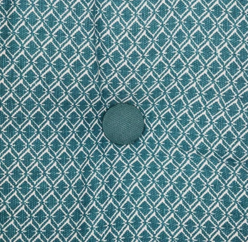 Poduszka na krzesło Shipy Atmosphera pikowana 40x40 niebieska do ogrodu i jadalni