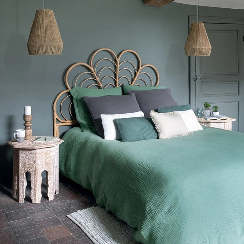 Lampa wisząca Palm naturalna boho z juty do salonu i jadalni Atmosphera 34 cm