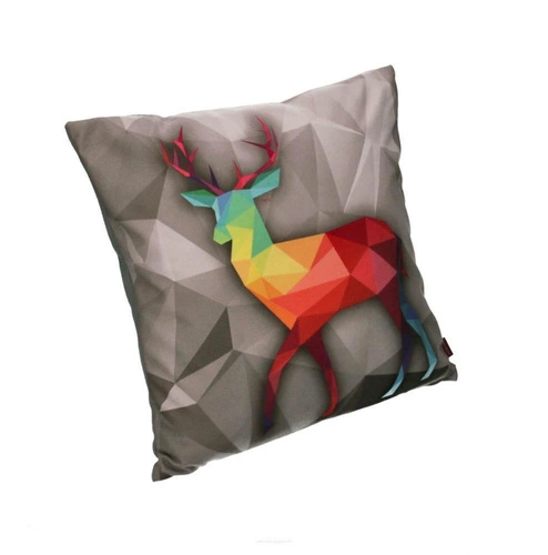 Poduszka dekoracyjna MAX welurowa antyalergiczna do salonu nowoczesna multikolor 40x40