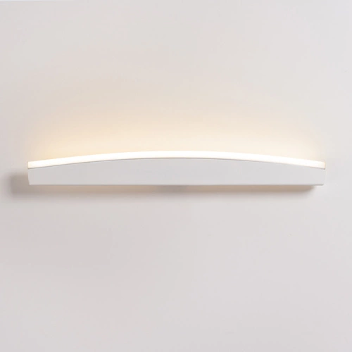 Nowoczesny kinkiet ścienny LED JORUN biały 60 cm do sypialni i salonu nad lustro