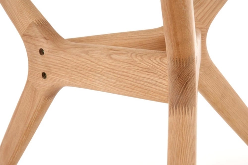 Stół okrągły szklany Sharone 120 cm do jadalni nowoczesny skandynawski Intesi