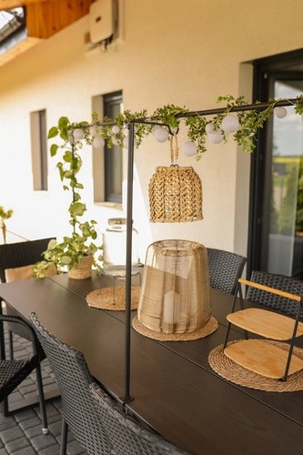 Drążek do dekoracji stołu BRO czarny