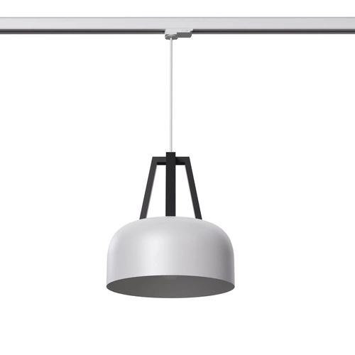 Lampa wisząca CASCO biała/czarna E27  4000K 7,5W 690lm