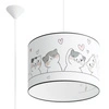 Lampa wisząca CAT 40 nowoczesna do pokoju dziecka kolorowa SOLLUX LIGHTING 40 cm