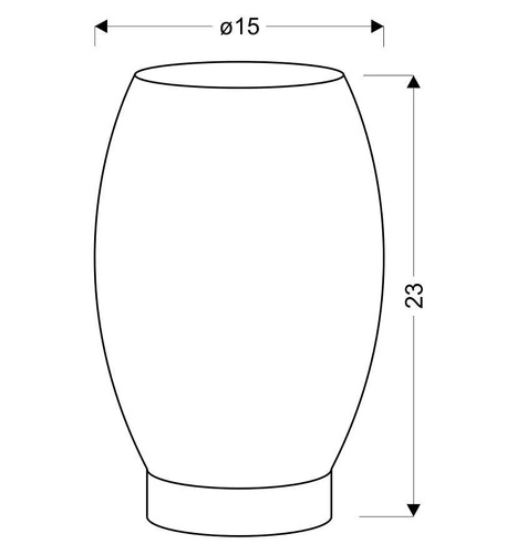 Venus nowoczesna lampa stołowa do sypialni biała metalowa dekoracyjna CANDELLUX LIGHTING