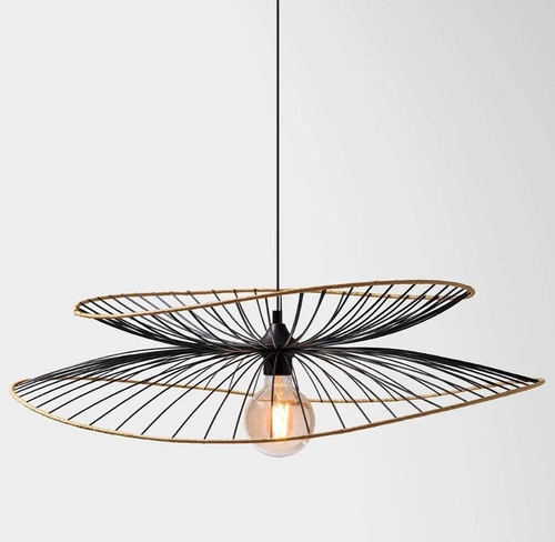 Lampa wisząca Alara czarna 69,5cm loftowa regulowana nad stół do salonu Atmosphera