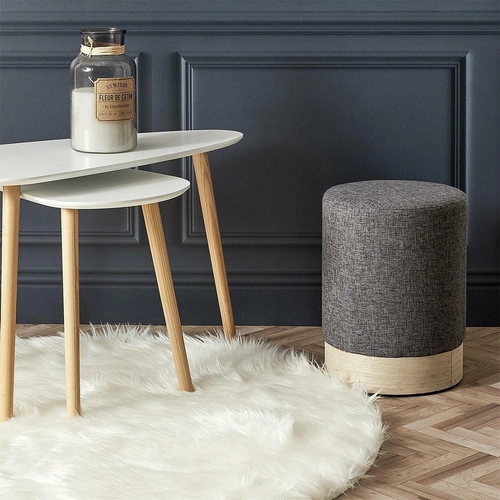 Świeca zapachowa XL Fleur de coton w butelce retro szara Intesi do salonu