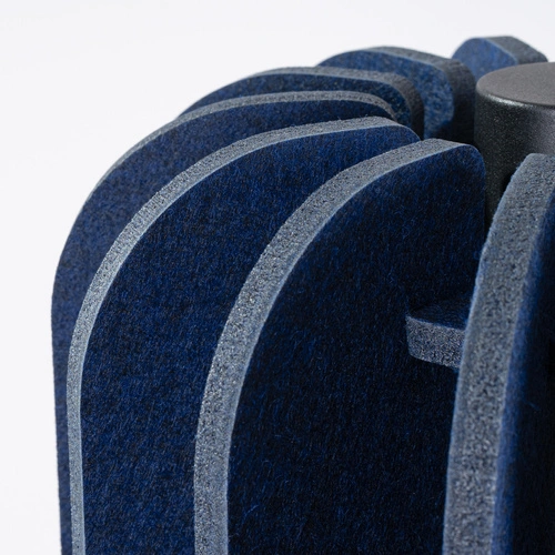 Lampa wisząca MULA 27 granatowa nowoczesna do salonu i kuchni z filcu