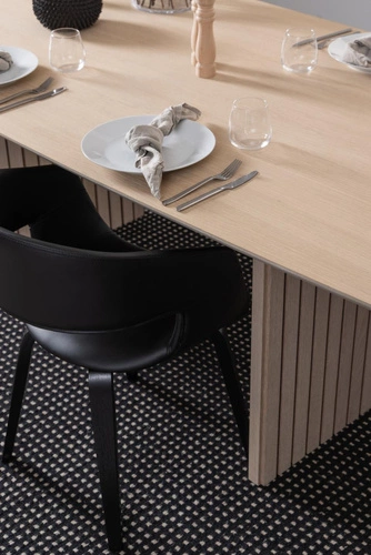 Stół do jadalni Christo 220x105 cm skandynawski dąb bielony prostokątny Actona