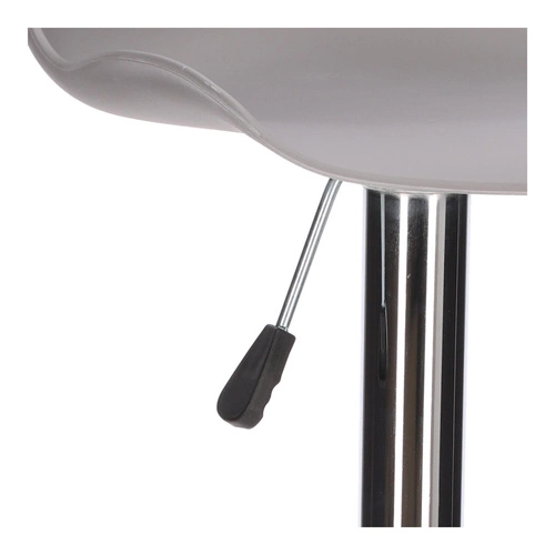 Stołek barowy Inge szary/ chrom outlet