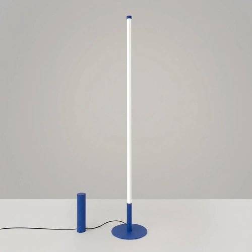 TRANG lampa stojąca do salonu nowoczesna LED ultramaryna 4000K