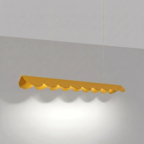 Lampa wisząca BISCUIT 100 LED żółta regulowana nad wyspę