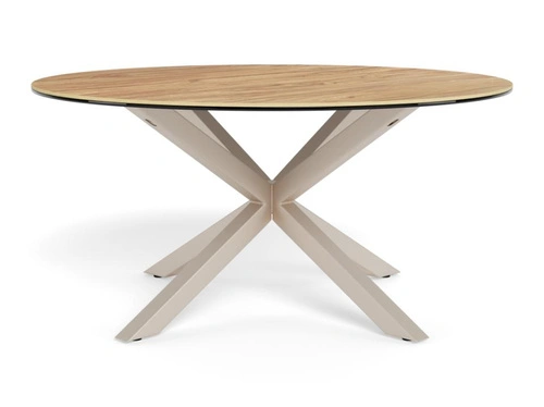 Stolik kawowy Heaven okrągły 82 cm do salonu dąb naturalny