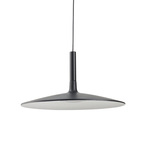 Lampa sufitowa HANK LED czarna nowoczesna regulowana do salonu kuchni 35 cm