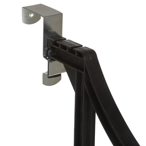 Czarna półka na buty Bulky 5five simply smart do zawieszenia na drzwi, 11 półek, wysoka, nowoczesna