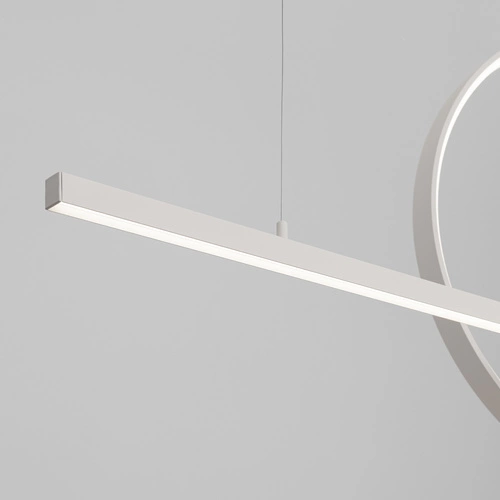 Lampa wisząca LED GLAD biała nowoczesna regulowana do salonu kuchni nad stół Thoro