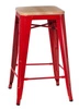 Hoker Paris Wood 75cm czerwony sosna natura