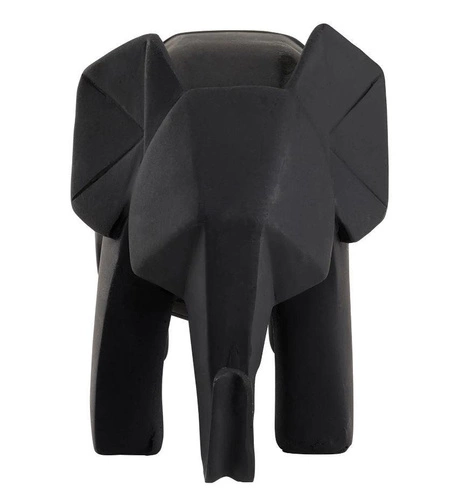 Figurka Elephant Origami czarny