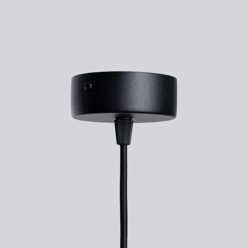 Żyrandol nowoczesny HALO 6 czarny lampa sufitowa do salonu i jadalni aluminium