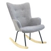 Fotel bujany Helsinki szary