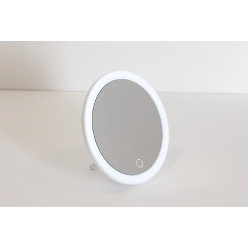 Lustro LED okrągłe białe 5five simply smart do makijażu do łazienki lub toaletki