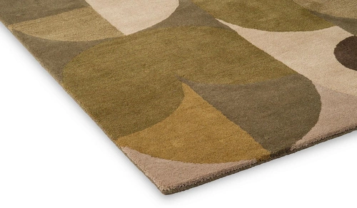 Dywan nowoczesny wełniany Decor Cosmo Greens 160x230 zielony do salonu i sypialni